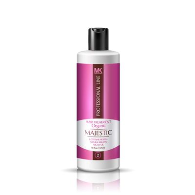 MAJESTIC KERATIN Protein Treatment Organic 475ml (16oz) Formaldehyde Free