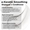 Peter Coppola a-Keratin Smoothing Shampoo & Conditioner Set - Smooths Thick Coarse Hair - Infused With Argan Oil, Avocado Oil And Hydrolyzed Keratin Transforms Frizz Into Shiny & Healthy Hair (10 oz) view 4