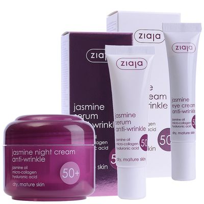 Jasmine Bundle: Night Cream, Eye Cream & Serum