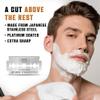 SHAVING REVOLUTION Double Edge Razor Blades - Men's Safety for Shaving Platinum Japanese Stainless Steel a Smooth, Precise and Clean Shave - 50 Count view 3
