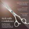 Olivia Garden SilkCut Professional Hairdressing Shear and Thinner Case (5.75" shear and 6" thinner) view 2