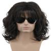 karlery California 70s 80s Rocker Wig Men Women Long Curly Dark Brown Halloween Costume Anime Wig view 2