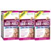 Applied Nutrition Longer Stronger Hair & Nails - 60 Liquid Soft-Gels, Pack of 3 - Biotin, Silica & Collagen - 90 Servings view 1