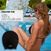 Extra Large Swim Cap for Very Long Hair, Silicone Shower Cap for Braids and Dreadlocks, Keeps Hair Dry While Swimming or Showering, Women and Men, Keeps Afro Extensions Weaves Dry view 3