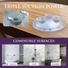 MIRRORVANA 20X & 15X Magnifying Mirror Set with 3 Suction Cups Each - Compact & Travel Ready Mirror for Makeup - Sizes: 6" and 4" Wide view 3