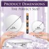 MIRRORVANA 20X & 15X Magnifying Mirror Set with 3 Suction Cups Each - Compact & Travel Ready Mirror for Makeup - Sizes: 6" and 4" Wide view 4