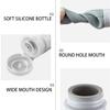 Portable Soft Silicone Travel bottles Set - 6 Pack Leakproof Silicone Travel Bottles,Cosmetic Toiletry Containers(Pink+Green+Grey) view 4