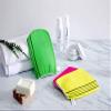 Bastex Exfoliating Bath Washcloth. Genuine Korean Towel Cloth Used for Exfoliating. Exfoliator Scrub Mitten for Bath and Shower Use - 3 Pieces (6.7 inch x 5.2 inch). Comes in Yellow, Pink and Green view 2