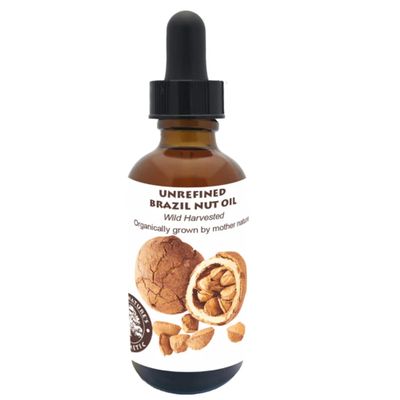 Best Nature's Cosmetics Virgin Organic Brazil Nut Oil Moisturizer for Skin and Hair, 1 Fl Oz