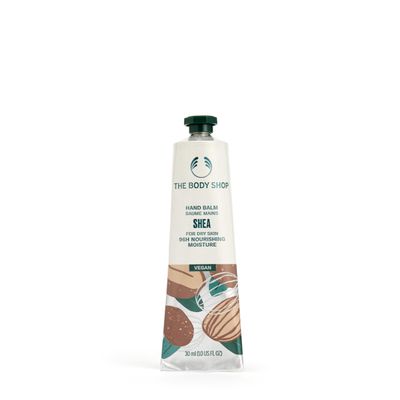 The Body Shop Shea Hand Cream  Nutty Fragrance, On-the-Go Hydration & Protection  1.0 oz