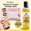 Bliss Kiss Simply Pure Body Oil, Hydrating Nail & Cuticle Oil | 4 oz Crisp Lemon Sugar Scent | Strengthens Nails, Softens Cuticles, Fast-Absorbing Jojoba Oil for Dry Skin, Hands, Feet, Elbows, & Body view 4