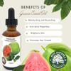 Organic Guava Seed Oil cold pressed for Skin & Hair  Vitamin C Rich, Antioxidant-Rich Hydrating Oil for Glowing Skin & Frizz-Free Hair 2 oz / 60 ml view 2