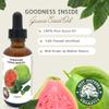 Organic Guava Seed Oil cold pressed for Skin & Hair  Vitamin C Rich, Antioxidant-Rich Hydrating Oil for Glowing Skin & Frizz-Free Hair 2 oz / 60 ml view 3
