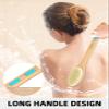 Metene Shower Brush with Soft and Stiff Bristles, Bath Dual-Sided Long Handle Back Scrubber Body Exfoliator for Wet or Dry Brushing view 3