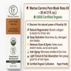 100% Certified Organic Growing Rosehip Oil/Aceite Puro De Rosa Mosqueta 30 Ml. / 1 Fl.oz.heals Dry Skin, Fine Lines, Acne Scars, Eczema, Psoriasis, Dermatitis, Sun Damage & More view 3