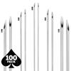 ACE Needles 100 Mix Body Piercing Needle Sizes 12g, 14g, 16g, 18g and 20g (20 pcs each) view 3