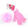 2 Pc Exfoliating Glove Sponge Set Loofah Wash Scrub Skin Scrubber Bath Shower view 1