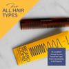 Beard Comb For Men 5.7 inch Fine and Coarse Tooth For Hair Beard And Moustache Hand Made and Sawcut (Beard Comb B1) view 2