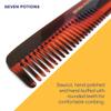 Beard Comb For Men 5.7 inch Fine and Coarse Tooth For Hair Beard And Moustache Hand Made and Sawcut (Beard Comb B1) view 3