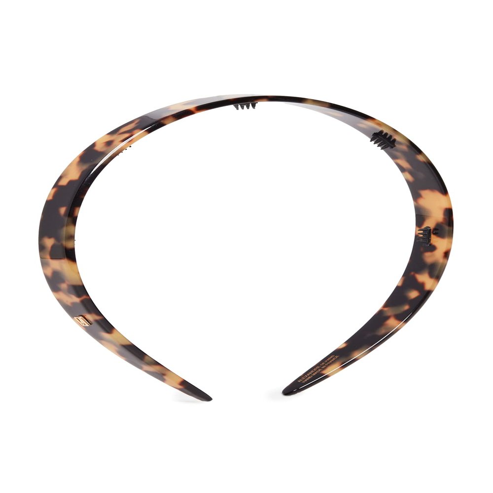 Alexandre de Paris Women's Classic Headband, Tokyo Tortoise, Brown, One Size