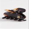 Alexandre de Paris Women's Small Jaw Clip, Tokyo Tortoise, Tan, Print, One Size view 2