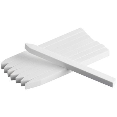 18 Pcs Nail File Pumice Stone Cuticle Pusher Nail Art Pedicure & Manicure Tools (White)