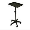 InkBed Extra Large Black Steel Single-Post Mayo Instrument Stand with Lift Out Work Tray Tattoo Salon Spa view 1