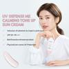 MAKEPREM UVA UVB Defense Me Calamine Calming Sun Cream SPF 50+ PA++++ 1.69 Fl Oz Korean Mineral Sunblock VEGAN Sunscreen Reef-safe Mild Non-Irritating Sensitive Acne-Prone Skin Non-Nano No Chemicals view 3