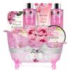 Body & Earth Gift Baskets for Women Bath and Body Set for Her, Cherry Blossom & Jasmine Spa Gifts for Women , Birthday, Mother's Day, Valentine's Day Gifts for Wife, Girlfriend, Mom view 1