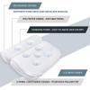 AmazeFan Bath Pillow, Bathtub Spa Pillow with 4D Air Mesh Technology and 7 Suction Cups, Helps Support Head, Back, Shoulder and Neck, Fits All Bathtub, Hot Tub and Home Spa [US. Patent Design] view 3