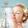 Facial Steamer-Nano Ionic Facial Steamer Warm Mist Humidifier Atomizer Sprayer Moisturizing Face Steamer Home Sauna SPA Face with 4 Piece Stainless Steel Skin Kit and Hair Band(White) view 2