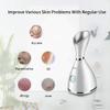Facial Steamer-Nano Ionic Facial Steamer Warm Mist Humidifier Atomizer Sprayer Moisturizing Face Steamer Home Sauna SPA Face with 4 Piece Stainless Steel Skin Kit and Hair Band(White) view 4