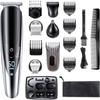 Hatteker Mens Beard Trimmer Grooming kit Hair Trimmer Mustache Trimmer Body Groomer for Nose Ear Facial Hair Cordless Waterproof 5 in 1 view 1