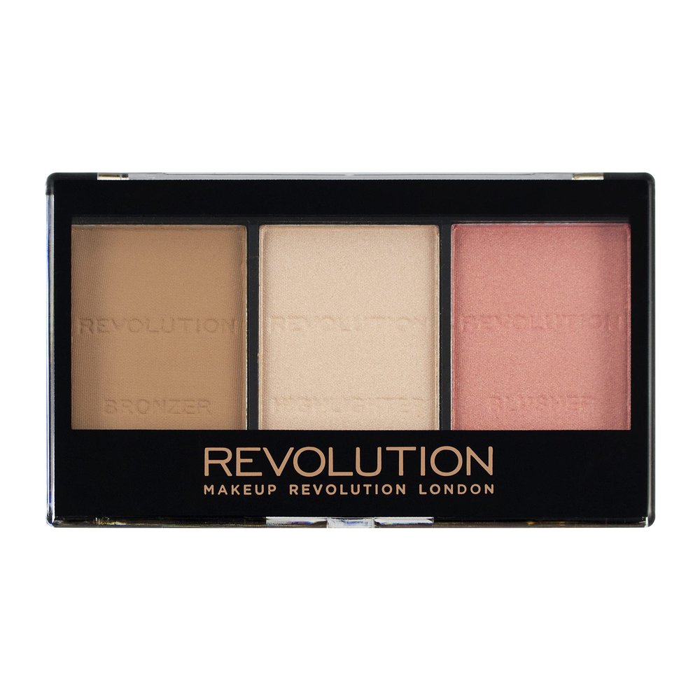 Makeup Revolution Ultra Sculpt & Contour Kit, Contour Palette, Define Your Features, Vegan & Cruelty Free, Ultra Fair C01, 3.6g