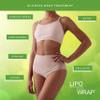 lipo applicator Tummy Body Wrap with Guarana, Green Tea, Seaweed Wraps Works for Stomach, Belly, Legs, Arms Abdomen (13 Piece Set) view 2