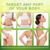 lipo applicator Tummy Body Wrap with Guarana, Green Tea, Seaweed Wraps Works for Stomach, Belly, Legs, Arms Abdomen (13 Piece Set) view 4