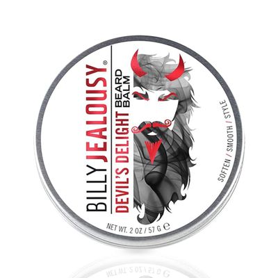 Billy Jealousy Moisturizing Strengthening & Softening Everyday Scented Beard Balm, Devil's Delight, 2 oz.