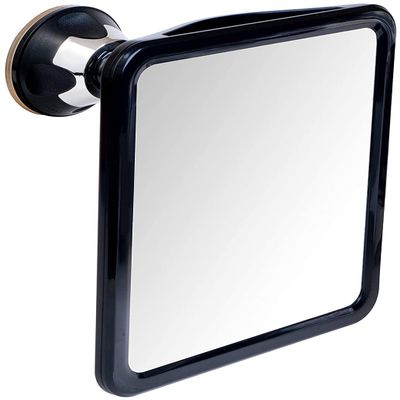 MIRRORVANA Fogless Shower Mirror for Shaving with Upgraded Suction, Dual Anti Fog Design, Shatterproof Surface & 360 Swivel, 8" x 7"
