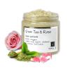 Nabila K Green Tea and Rose Face Polish - Exfoliates, Moisturizes and Nourishes with Sugar, Dead Sea Salt, Kokum Butter, Cocoa Butter & More - Natural Ingredients - Gentle for Most Skin Types - 5 oz view 1