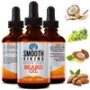 Smooth Viking Beard and Mustache Oil for Men - Argan Formula for Moisturizing, Grooming, and Soothing Dry Skin (2 Oz) view 1