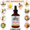 Smooth Viking Beard and Mustache Oil for Men - Argan Formula for Moisturizing, Grooming, and Soothing Dry Skin (2 Oz) view 2