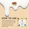 African Pride Moisture Miracle Coconut Oil & Baobab Oil Leave-In Cream - Provides Intense Moisture & Helps Repair Natural Coils & Curls, Hydrates & Strengthens, 15 oz (3 Pack) view 2