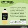GreenIVe 100% Pure Castor Oil  Cold-Pressed, Hexane-Free  Hair, Eyebrows, Eyelashes, Skin Moisturizer, Castor Pack Wrap Oil Bulk Bottle (32 Fl oz) view 4