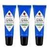 Jack Black Intense Therapy Lip Balm, 0.25-Oz., Pack of 3  Natural Mint & Shea Butter, SPF 25 Sun Protection, Lip Moisturizer, Hydrating Lip Balm with SPF, Long Lasting Treatment view 1