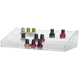 3 Tier Shelves in Acrylic Finish 15W 6H 8D Inches