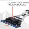 G.B.S 5 Blade Compatible Razor, Black view 2