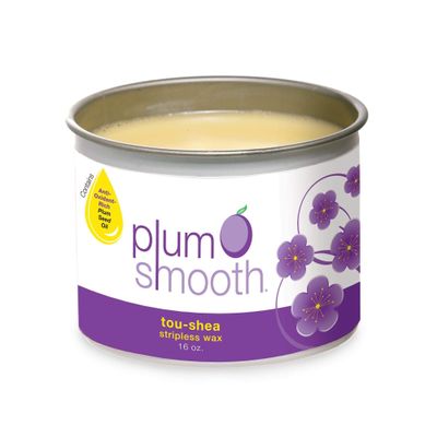 Plum Smooth Tou-Shea Cashmere Stripless Wax 16 Oz.