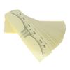 100 pcs Disposable Eyebrow Ruler Sticker Eyebrow Shaping Tools for Makeup Measurement Tattoo Supplies view 1