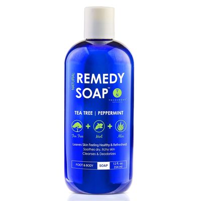 Truremedy Naturals 12 oz Tea Tree Oil Body Wash - Invigorating Tea Tree Soap with Peppermint, Aloe, Eucalyptus, Coconut and Olive Oil - Refreshing Body Wash for Men and Women - Shower Gel Cleanser