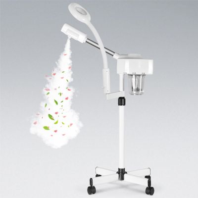 Nova Microdermabrasion Professional 2 in 1 Facial Steamer for Face Deep Cleaning Ozone Face Steamer with 5X Magnifying Lamp Hot Mist Function for Salon Spa Home Beauty Equipment
